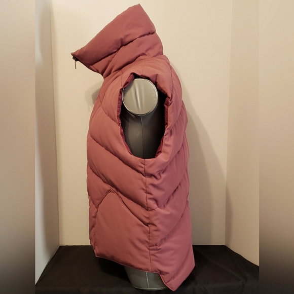 Vintage Bugaboo California (USA) Dusty Rose Pink Goose Down Puffer Vest Sz:Med - Picture 5 of 10